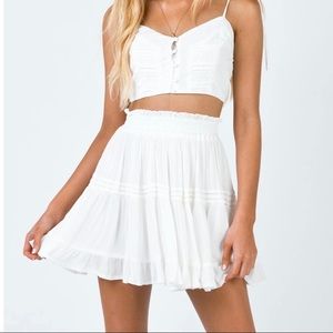 Princess Polly Sadie Set White size US 4/ AU 8